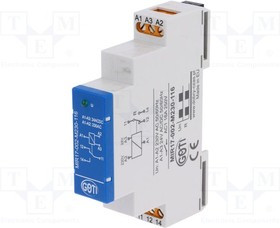 MIR17-002-M230-116, Реле: установочное, NC + NO, Uпит: 230ВAC, Монтаж: DIN, -20-45°C