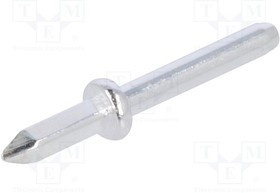 1364E.61, Наконечник: штыревой соединитель под пайку, THT, посеребренные