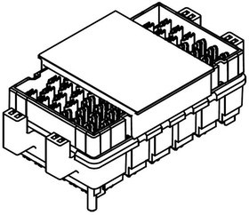 1671140, Valve Connector, Socket, 3 Contacts, 24V, 4A, PG9