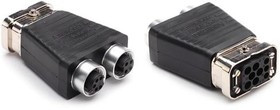 P28820, Heavy Duty Power Connectors Female 5P DeviceNet to Female 4P mini