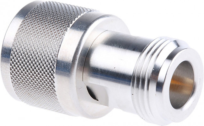 33_BNC-N-Q50-4/133_NE, RF Adapter, Straight, BNC Plug - N Socket, 50Ohm