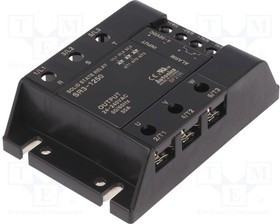 SR3-1250, Реле: полупроводниковое, Uупр: 4-30ВDC, 50А, 24-240ВAC, 3-фазный