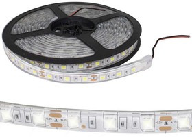 5050 300LED IP68 12V W-WHITE, Светодиодная лента , 5050, 300 LED, IP68, 12 В, цвет белый тёплый, катушка 5 м (цены указаны за 1 м)