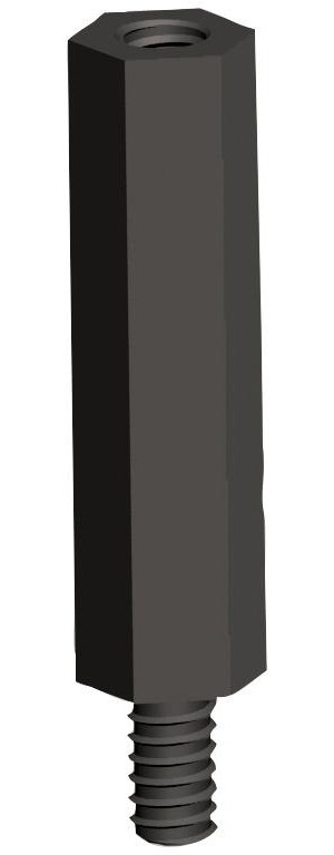 4941, Standoffs &amp; Spacers M/F NYLON STANDOFF 4-40 .375 L