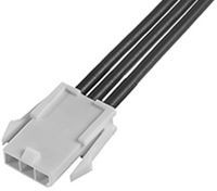 215323-1033, Rectangular Cable Assemblies MINIFIT JR SR M-S 3CKT 600MM Sn
