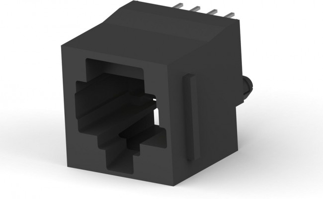 5520260-4, Modular Connectors / Ethernet Connectors 8P8C TOP ENTRY