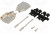 DSC-809B, Корпус для разъемов D-Sub, D-Sub HD 15pin,D-sub 9pin, UNC4-40