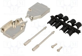 DSC-809B, Корпус для разъемов D-Sub, D-Sub HD 15pin,D-sub 9pin, UNC4-40