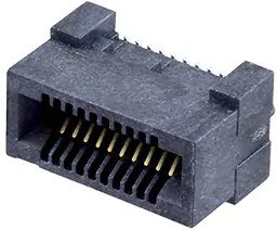 HSEC8-110-01-S-DV-A-K, Standard Card Edge Connectors 0.80 mm High-Speed Edge Card Connector, Vertical