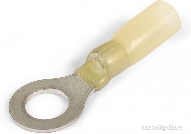 66628, Наконечник кабельный кольцевой изолированный НКИ-Т 6.0-8 серия ПРОФИ (КВТ)