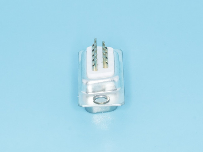 DB-9M, Разъем D-SUB 9 контактов, вилка на кабель, пайка, тип 2