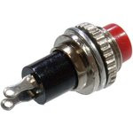 DS-314, Кнопка, 2 конт., OFF- (ON), без фикс., 250В/0,50А, красный