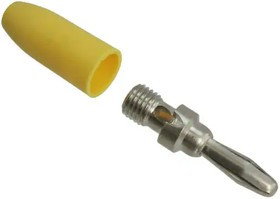 108-0307-001, Test Plugs &amp; Test Jacks BANANA PLUG YELLOW