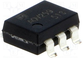 AQV259AJ, Реле: полупроводниковое, Iупр.макс: 3мА, 30мА, макс.1кВAC, 85Ом