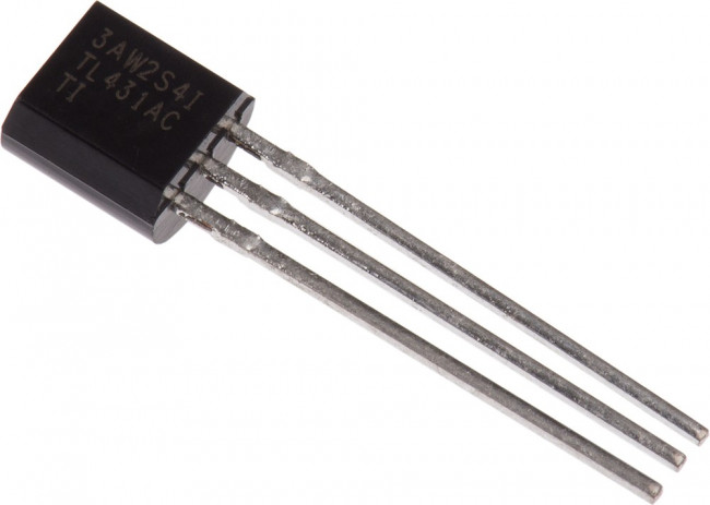 TL431ACLP, Источник опорного напряжения, прецизионный, шунтирующий - регулируемый [TO-92]