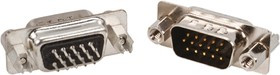 10090928-P264VLF, D-Sub High Density Connectors 26P MALE STRT PIN UNC 4-40 SCREW LOCKS