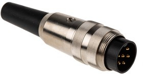 SV 60, SV 6 Pole M16 Din Plug, DIN EN 60529, 5A, 250 V ac IP40, Screw On, Male, Cable Mount