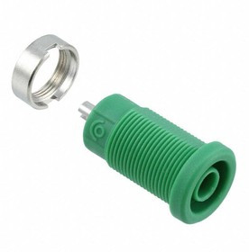 CT2242-5, Test Plugs &amp; Test Jacks 4mmSafetyJack,Solder Slot - Panel, Green