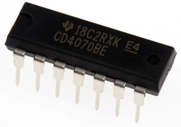 CD4070BE, Logic Gates Quad Exclusive CD4070BE, Logic Gates Quad Exclusive