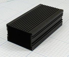 Охладитель (радиатор охлаждения) 100x 50x 31, тип C01, аллюминий, BLA452-100, черный