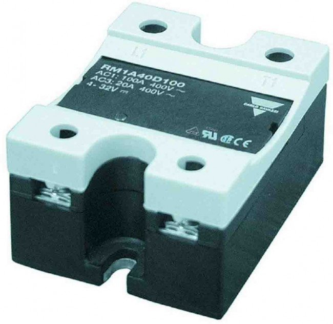 RM1A40A50, Реле: полупроводниковое, Uупр: 20-280ВAC, 50А, 42-440ВAC, -20-70°C RM1A40A50, Реле: полупроводниковое, Uупр: 20-280ВAC, 50А, 42-440ВAC, -20-70°C