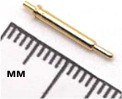 Подпружиненный контакт (pogo-pin) для тестирования диаметром иглы 0,9мм длина 13мм
