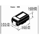 STTH3L06U, быстровосст. диод 600В 3А SMB