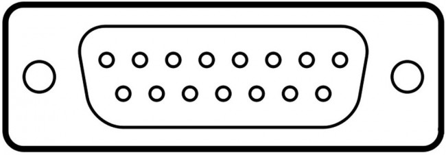 D15S24A4GV00LF, D-Sub Standard Connectors Straight 15 way Socket D15S24A4GV00LF, D-Sub Standard Connectors Straight 15 way Socket