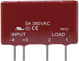 MC002250, SOLID STATE RELAY, 5A, 4-15VDC, TH