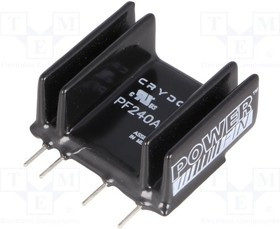 PF240A25, Реле: полупроводниковое, Uупр: 90-140ВAC, 25А, 24-280ВAC, THT, SIP