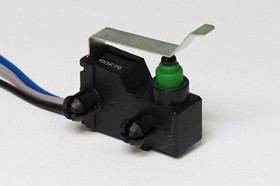 Микропереключатель, размер 20x 7 x12, 3А, переключение ON-(ON), размер концевика L23, КВП303-130FA34