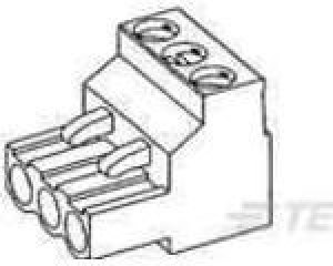 1-796640-4, Pluggable Terminal Blocks PLUG 14P .197 TIN
