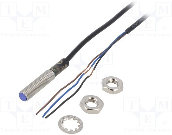 PRD08-2DP, Датчик: индуктивный, Конф.выхода: PNP / NO, 0-2мм, 10-30ВDC, М8