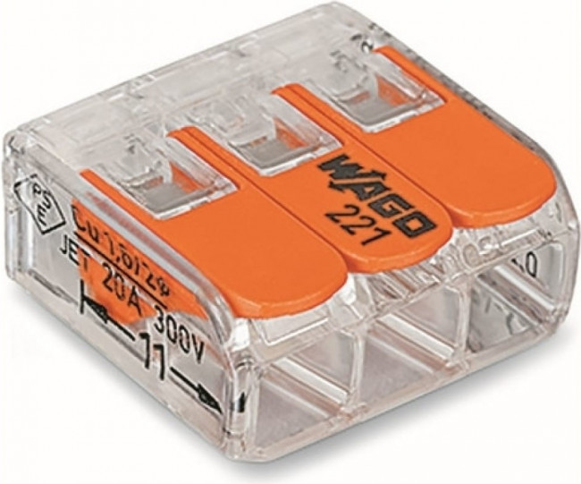 Клеммы 221-413 в блистерной упаковке 20шт 221-413/20 Клеммы 221-413 в блистерной упаковке 20шт 221-413/20