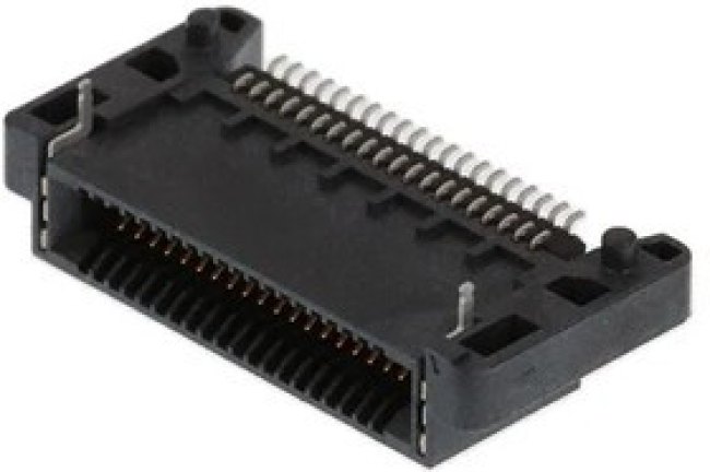 HSEC8-120-01-L-RA, Standard Card Edge Connectors 0.80 mm High-Speed Edge Card Connector, Right-Angle