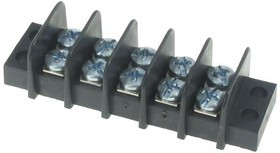 38760-0105, TERMINAL BLOCK, BARRIER, 5POS, 14AWG