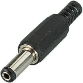 Разъем питания 5.5x2.1x14.0мм штекер пластик на кабель, PL2314