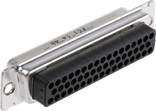 865650SLTLF, D-Sub Standard Connectors Crimp connector 50 way Socket