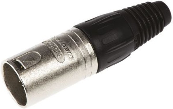 NTR-NC4MX, Вилка, XLR, "папа", PIN: 4, прямой, на провод, пайка, 10А, 3,5-8мм