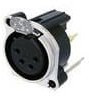 NC4FBV, XLR Connectors 4P XLR Rcpt Vert PCB