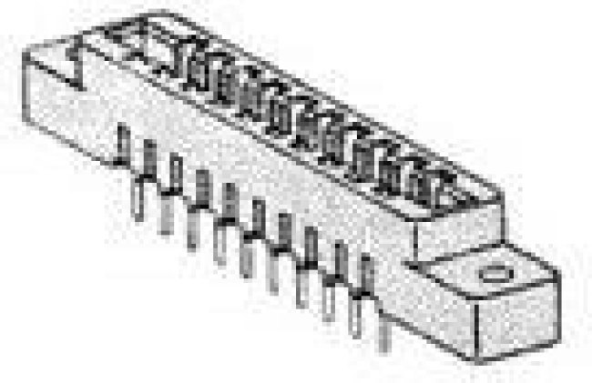 7-530664-3, Standard Card Edge Connectors CONN LOW PRO 15 POS 125SOL-EYE