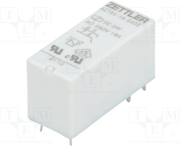 AZ764-1A-24DE, Реле: электромагнитное, SPST-NO, Uобмотки: 24ВDC, 16A/250ВAC, 16А