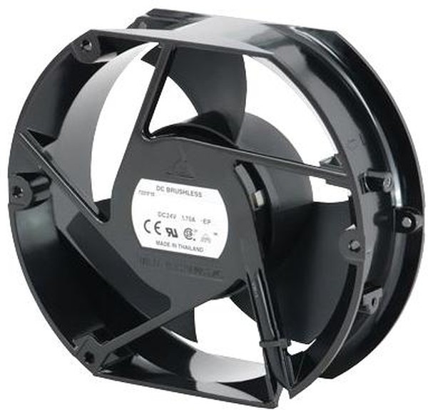 EFB0612HHA-F00, DC Fans DC Tubeaxial Fan, 60x10mm, 12VDC, Ball Bearing, 3-Lead Wires, Tachometer