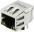 J00-0045NL, Conn RJ-45 F 8 POS 2.54mm Solder RA Thru-Hole 12 Terminal 1 Port Cat 5/Cat 6