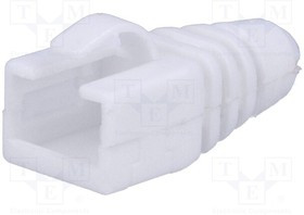 MHRJ45SRB-RET-W, Корпус вилки RJ45, Цвет: белый