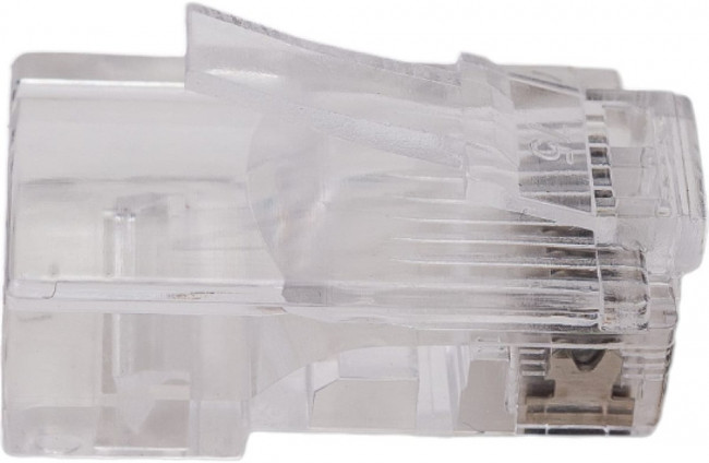 Коннектор RJ-45 быстрой установки под витую пару, категория 5e, универсальный (для одножильного и многожильного кабеля) для ... Коннектор RJ-45 быстрой установки под витую пару, категория 5e, универсальный (для одножильного и многожильного кабеля) для ...
