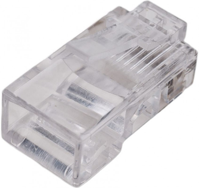Коннектор RJ-45 быстрой установки под витую пару, категория 5e, универсальный (для одножильного и многожильного кабеля) для ... Коннектор RJ-45 быстрой установки под витую пару, категория 5e, универсальный (для одножильного и многожильного кабеля) для ...