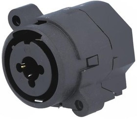 FC2440, Гнездо, Jack 6,3мм + XLR, "мама", прямой, THT