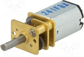 POLOLU-2378, Двигатель: DC, с редуктором, Medium Power, 6ВDC, 670мА, макс.32мНм