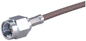 11_SMA-50-2-55/199_NE, 50 Straight Cable Mount, SMA Connector, Plug, Coaxial